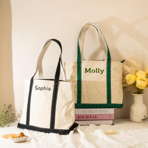 Name Handbags, Birthday Tote Bag Gifts, Bridal Party, Canvas Tote Bag, Personalized Tote Bag, Name Tote Bag, Gift Bag, Embroidered Tote
