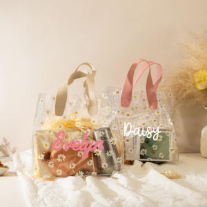 Gepersonaliseerde cadeauzakje bloemenmeisje, cadeauzakje met handgrepen, bruidsmeisjesvoorstel, cadeauzakje bloemenmeisje, cadeau bloemenmeisje