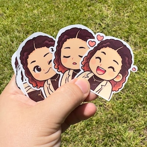 Custom Photo Face Stickers – Personalized Portrait, Die Cut Vinyl, Waterproof, Sticker Gift for Water Bottle, Laptop, Events