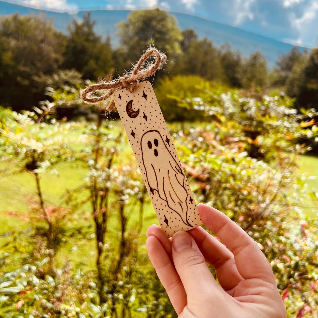 Wood Burned Bookmark | Boo Pt. 2 | Gift for Book Lovers - Etsy