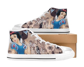 Schneewittchen High Top Schuhe Benutzerdefinierte Canvas Sneakers