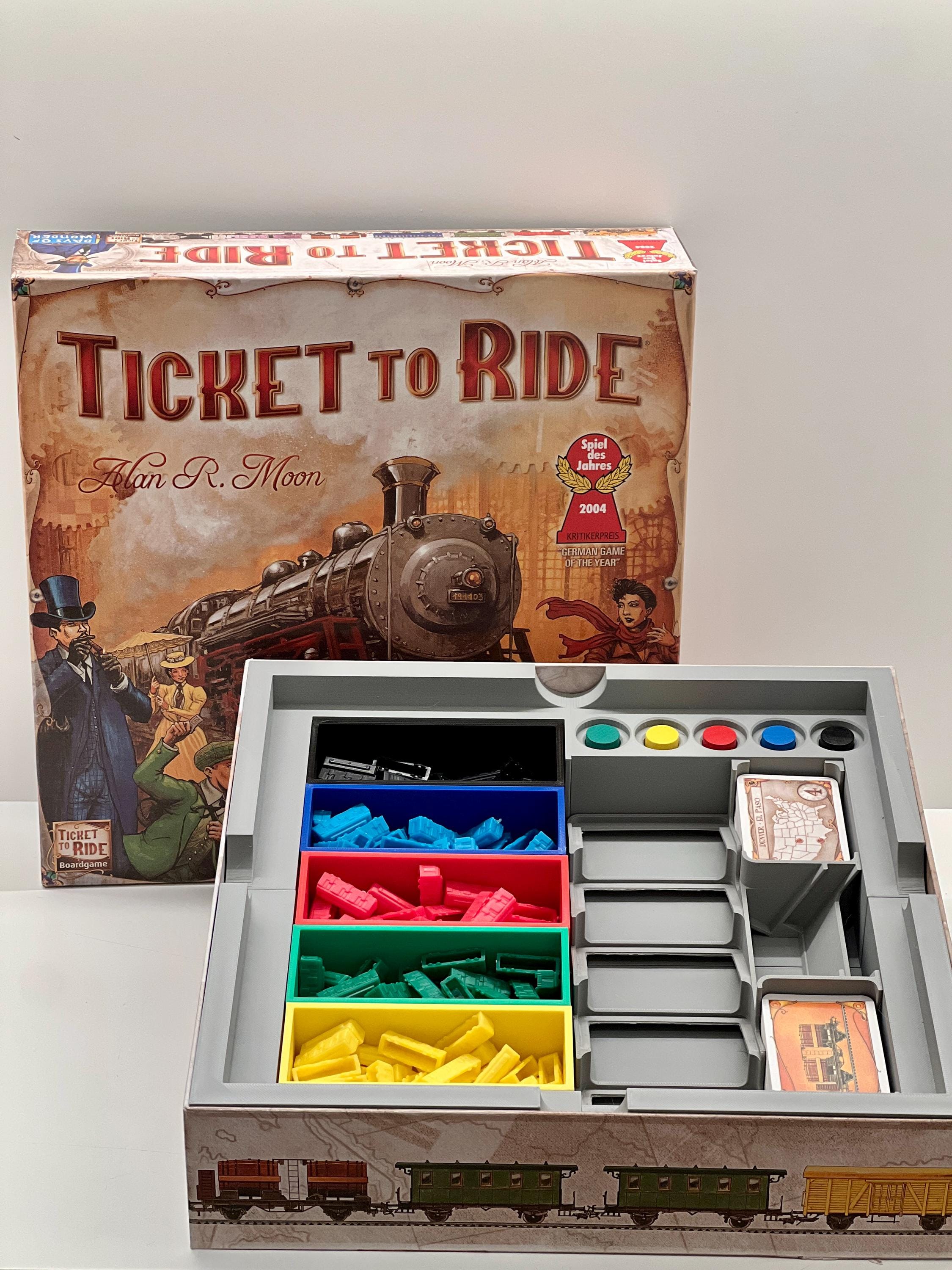 Ticket To Ride Insert + Card Holder as a GIFT！