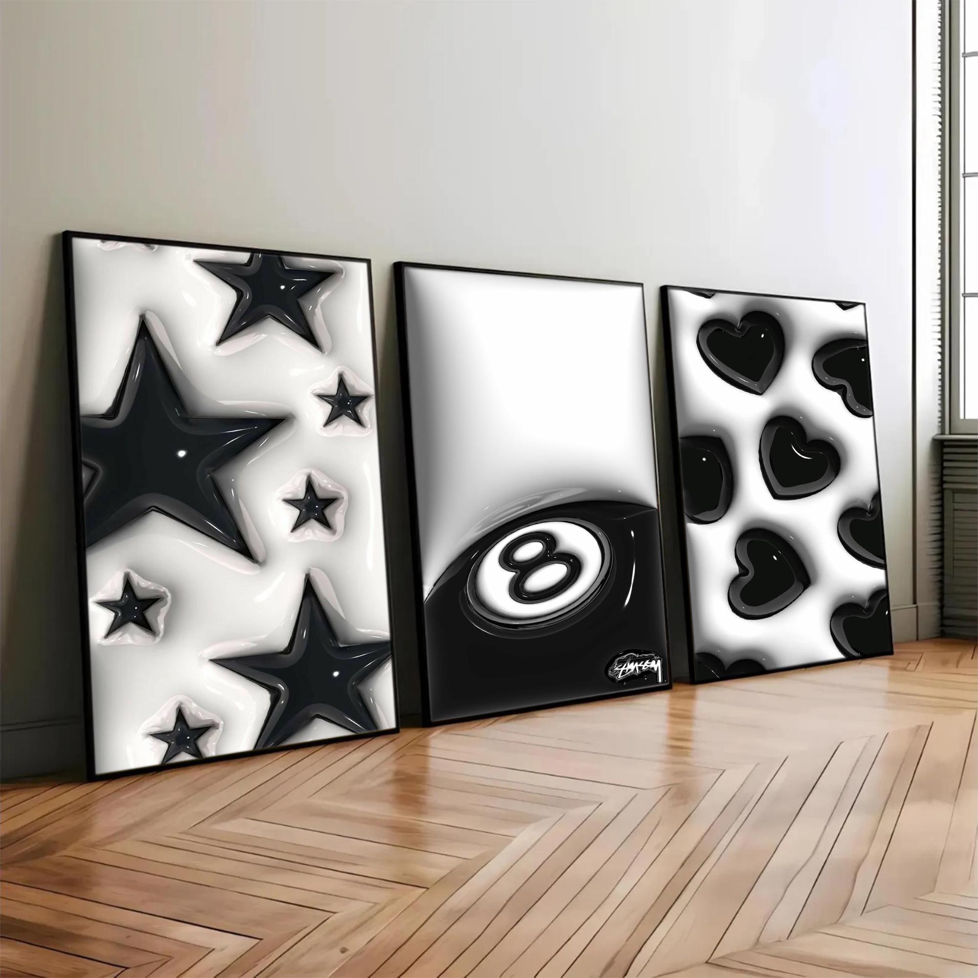 Set of 3 Stussy Art - Etsy