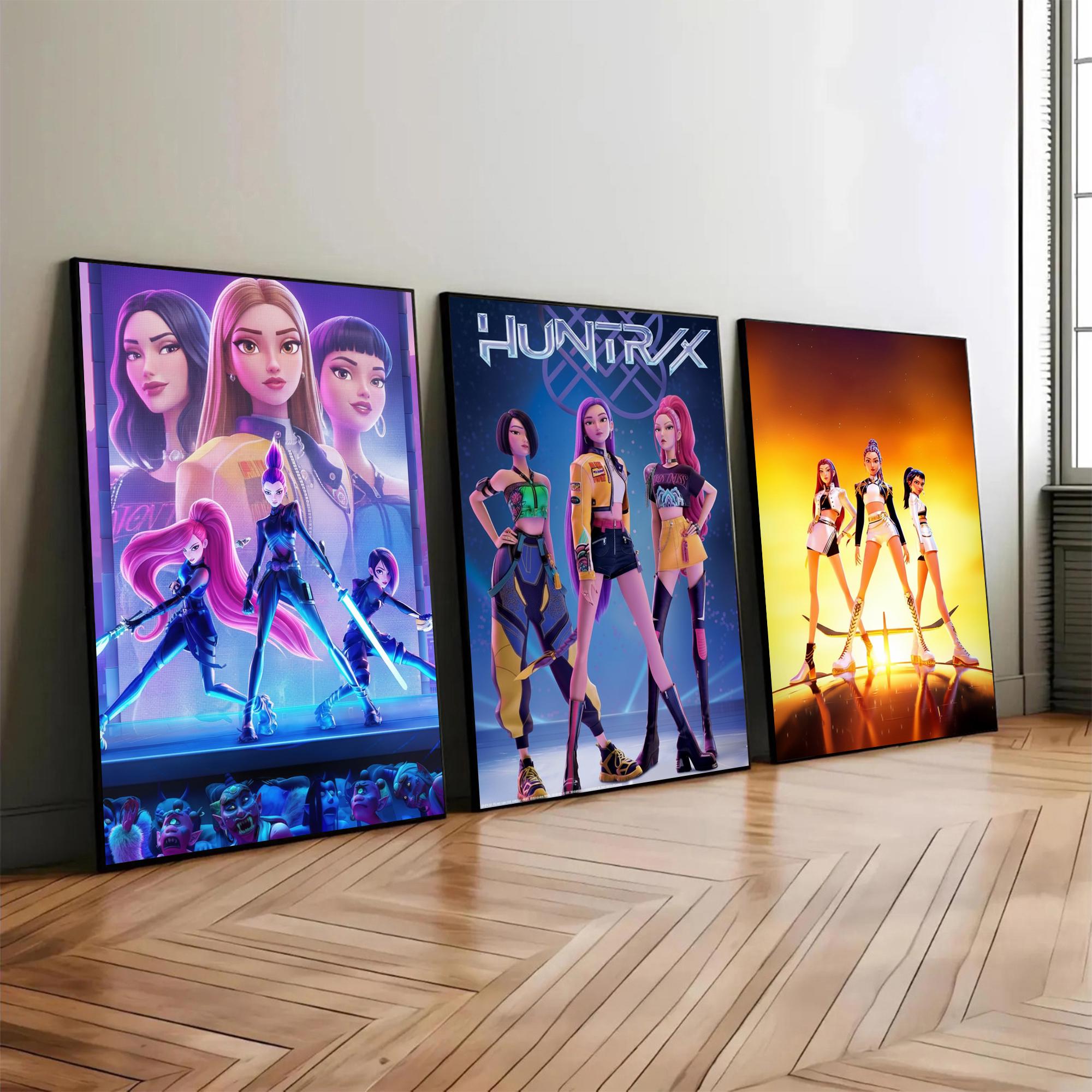 Poster Géant K-POP Demon Hunter (IDOL) 91,5x61 Cm - Poster Officiel Haute Résolution Pour Décoration Murale Chambre, Salon Ou Bureau
