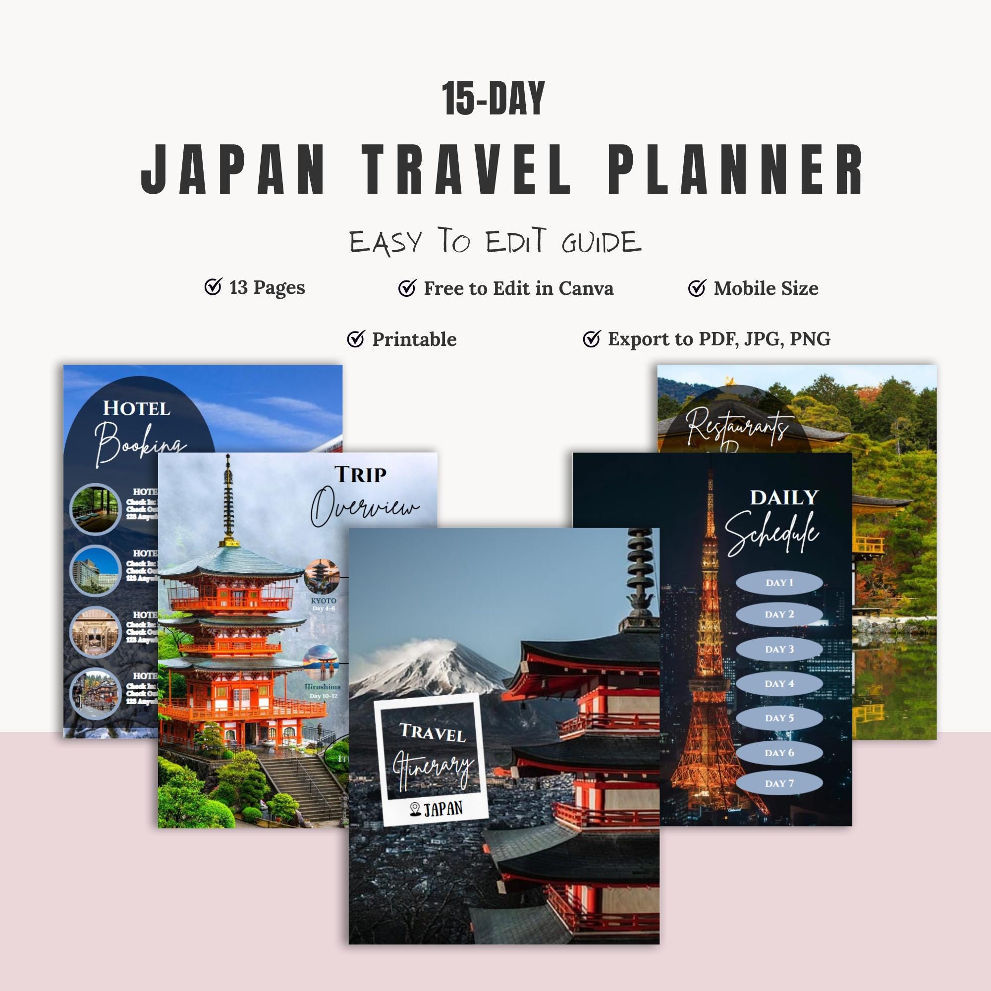Japan travel guide - Etsy 日本