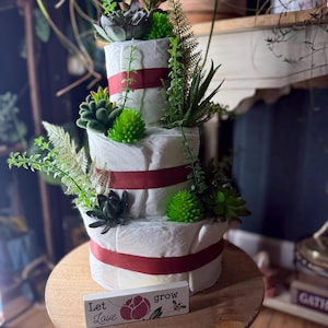 Diaper Cake - Terrarium!!!!
