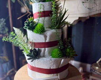Diaper Cake - Terrarium!!!!