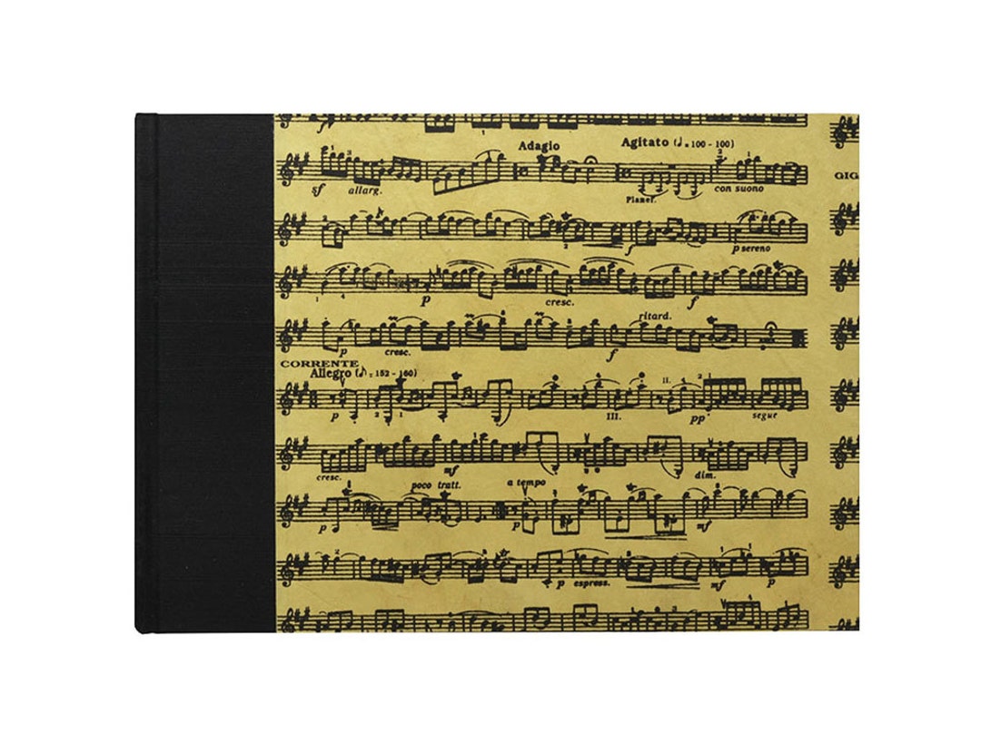 Music Composition Book PARCHMENT Etsy