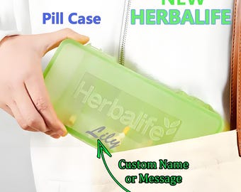 Custom Herbalife Pill Organizer: 7-Day Weekly Travel Med Case