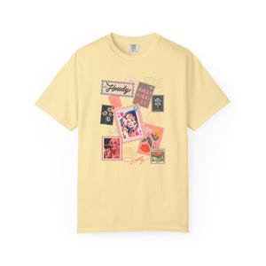 Briefmarken Hemd Dolly Parton Shirt auf Komfortfarben Herzkönigin Bild 4