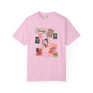 Briefmarken Hemd Dolly Parton Shirt auf Komfortfarben Herzkönigin Bild 9