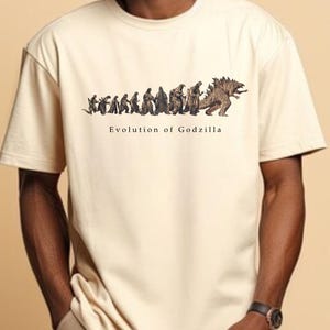 Evolution of Godzilla T-Shirt, Godzilla  T-Shirt Godzilla Shirt