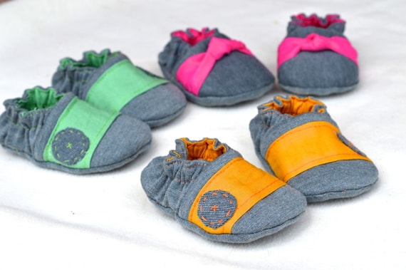 Reversible Seamless Crib Shoe. 4 Different Styles Included. Size Newborn 3 Years Old. PDF SEWING PATTERN. Toddler Shoe Pattern Included Etsy