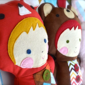 SALE Plushie Pattern, Baby Toy Tutorial, Softie Pattern, Doll Pattern, stuffed animal PDF Sewing Pattern image 2