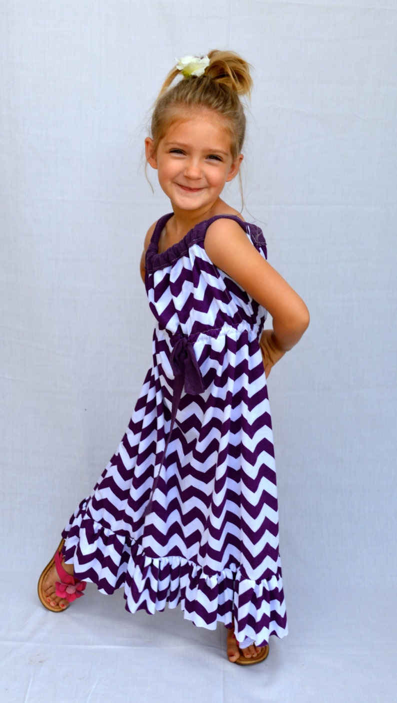 Girls Dress Pattern, Maxi Dress Pattern, Toddler Dress Pattern, Childrens Sewing Patterns, Pillow Case Dress, 12 months through 8 youth image 2