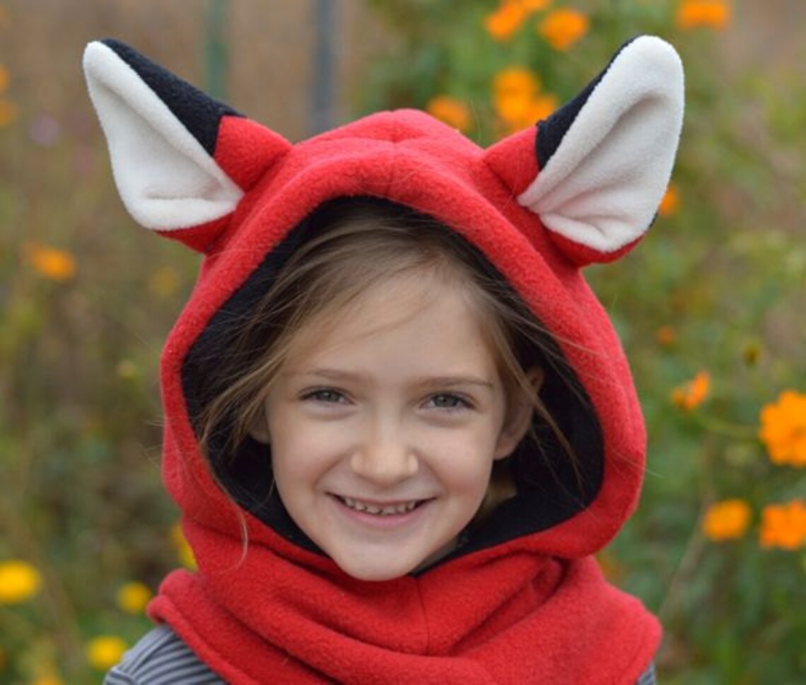 Children's Sewing Patterns Hoodie With Ears Sewing Etsy