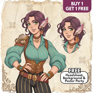 DnD Charakter Referenzbogen, CUSTOM DND Charakter, Fantasy Charaktere Order, Dungeons and Dragons, DnD Charakter Portrait, RPG, Geschenk
