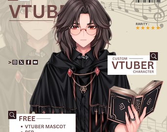 Custom Anime VTuber Model: Live2D Rigging & Character Design