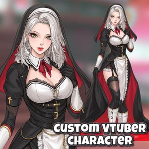 CUSTOM VTUBER model | Live 2D Vtuber | Vtuber Assets | Pngtuber | Anime art | Vtuber Rigging | Vtuber Model