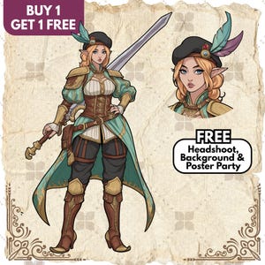 NIESTANDARDOWE DND, Postać DnD, Portret postaci, Zlecenie DnD, Dungeon and Dragons, Fantasy DnD, Zlecenie postaci, Impreza DnD, Prezent DnD