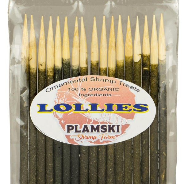 Shrimp Lollies - Shrimp Food for Invertebrates, Caridina, Neocaridina and Snails Made from 100% Organic ingredients.