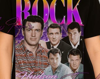 Rock Hudson Shirt, Rock Hudson Vintage Tshirt, Rock Hudson Retro Tees, Rock Hudson Sweatshirt, Rock Hudson Merch Gift, Comfort Colors Tee