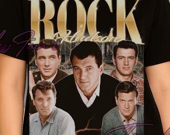 Rock Hudson Shirt, Rock Hudson Vintage Tshirt, Rock Hudson Retro Tees, Rock Hudson Sweatshirt, Rock Hudson Merch Gift, Comfort Colors Tee