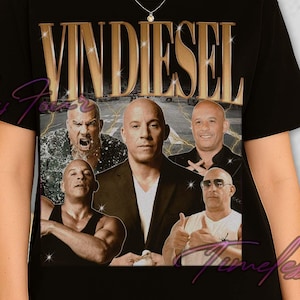 Retro Vin Diesel Shirt, Vin Diesel Tshirt, Vin Diesel Fan T-shirt, Vin Diesel Retro Tees, Vin Diesel Gift, Dominic Toretto Homage Sweatshirt