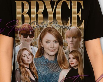 Bryce Dallas Howard Shirt, Bryce Dallas Howard Vintage T-Shirt, Bryce Dallas Howard Homage Retro Merch, Jurassic Park Tribute Fans Gift
