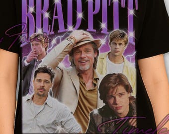 Brad Pitt Shirt, Brad Pitt Sweatshirt, Brad Pitt Sweater, Brad Pitt Tshirt, Brad Pitt Fan Tees, Brad Pitt Merch Gift, Brangelina Jolie Tee