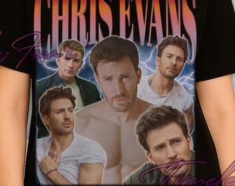 Chris Evans Shirt, Chris Evans Vintage Tshirt, Chris Evans Retro Tees, Chris Evans Sweatshirt, Chris Evans Fan Tees, Christmas Present Ideas