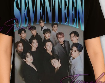 Seventeen Shirt, Seventeen Tshirt, Seventeen Vintage Tee, Seventeen Fan Tees, Seventeen Merch Gift, Kpop Lover, Seventeen Kpop T-Shirt