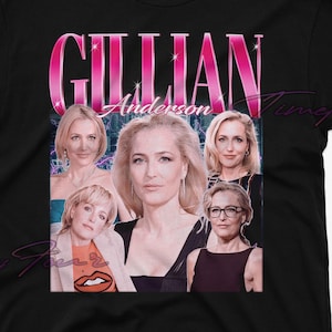 Gillian Anderson Shirt, Gillian Anderson Fan Tshirt, Gillian Anderson Retro Tees, Gillian Anderson Vintage Sweater, Gillian Merch Gift