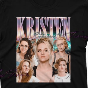 Kristen Stewart Fan Shirt, Kristen Stewart Vintage Shirt, Kristen Stewart Retro 90s Tshirt, Kristen Stewart Sweatshirt, Kristen Stewart Tees