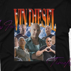 Retro Vin Diesel Shirt, Vin Diesel Fan Tshirt, Vin Diesel Merch Gift,Dominic Toretto Shirt, Dominic Toretto Sweatshirt, Vin Diesel Car Tees