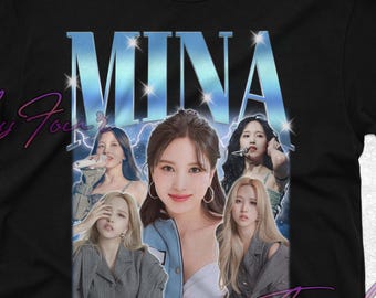 ミナ TWICE シャツ、ミナ ファン T シャツ、ミナ TWICE グッズ、ミナ