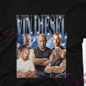Retro Vin Diesel Shirt, Vin Diesel Fan Tshirt, Vin Diesel Merch Gift,Dominic Toretto Shirt, Dominic Toretto Sweatshirt, Vin Diesel Car Tees