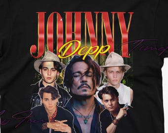 限定ジョニー・デップ ヴィンテージ T シャツ、ジョニー・デップ