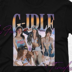 G-Idle Shirt, Yuqi Retro Distressed Bootleg T-shirt, G-Idle TShirt, Kpop Fan T-shirt and Gift For Her or Him, G idle Merch Sweatshirt