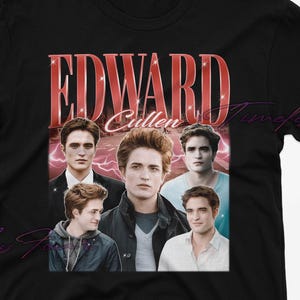 Edward Cullen Shirt, Jacob Shirt, Robert Pattinson TShirt, Team Jacob Fan Tees, Team Edward Sweatshirt, Edward Cullen Merch Gift, Vampire