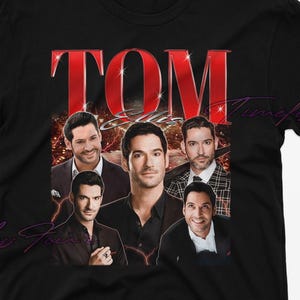 Tom Ellis Shirt, Tom Ellis Homage Tshirt, Tom Ellis Fan Tees, Tom Ellis Retro Sweatshirt, Tom Ellis Merch Gift, Actor Tom Ellis Tee Xmas