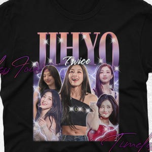 Jihyo Twice Shirt, Jihyo Shirt, Momo Fan Tees, Jihyo Twice Merch, Jihyo Vintage Shirt, Retro Jihyo Korean Singer Tour Tshirt, Kpop Gift Tees