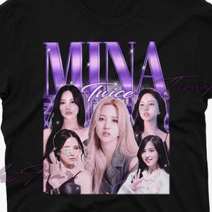 MINA Twice, Mina Shirt, Mina Fan Tees, Mina Twice Merch