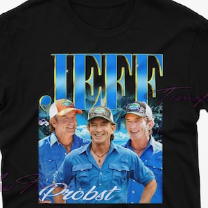 Jeff Probst Shirt, Vintage Jeff Probst TShirt Gift For Him, Jeff Probst Survivor 90s retro tee, Jeff Probst Sweatshirt, Jeff Probst Fan