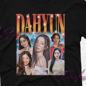 TWICE ダヒョン　Tシャツ TWICE ダヒョン Tシャツ raptee bootlegの通販 by yutete ｜ラクマ