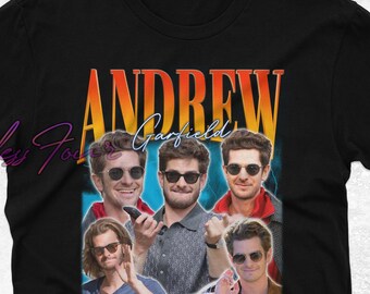 Andrew Garfield Retro Shirt, Andrew Garfield T-Shirt, Andrew Garfield Fans Gift, Andrew Garfield Vintage Retro 90's Shirt, Fans Kids Tee