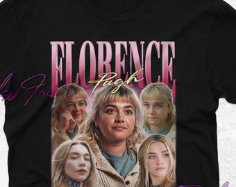 Florence Pugh Shirt, Florence Pugh Vintage Sweater, Florence Pugh Tshirt, Florence Pugh Hoodie, Florence Pugh 90s Tee, Florence Pugh Homage