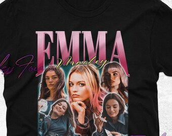 Emma Mackey Retro 90s T-shirt - Emma Mackey Fan Club Tees, Emma Mackey Homage Vintage Shirt, Emma Mackey Tees, Maeve Wiley Retro Tees