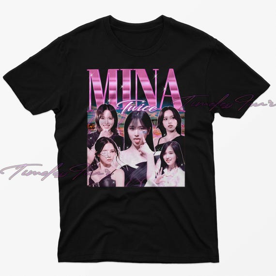 Mina Twice Shirt, Mina Vintage Tshirt, Mina Fan Tees, Mina Bootleg