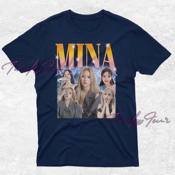 Mina Twice Shirt, Mina Vintage Tshirt, Mina Fan Tees, Mina Bootleg